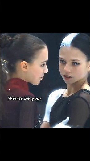 Before their rivalry🥹 #figureskating #alexandratrusova #friendship #sports
