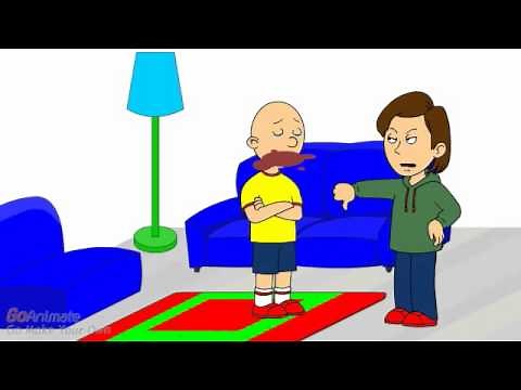 Caillou Eats The Windows And Gets Grounded