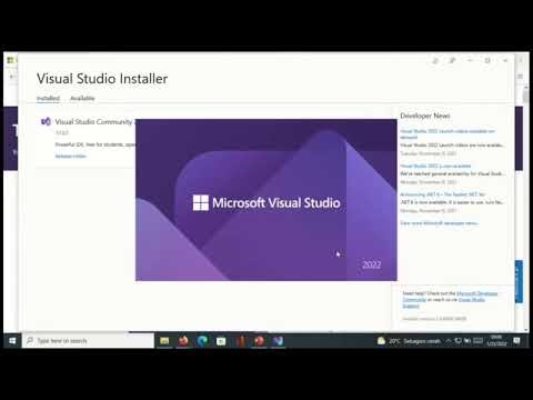 Proses Install Microsoft visual studio dan Penjelasannya
