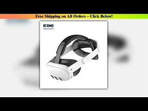 KIWI design K4 Comfort Head Strap Compatible with Quest 3/Quest 3S Elite Strap VR Accessories