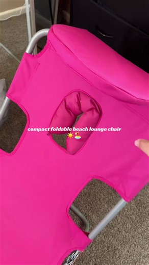 Compact Foldable Beach Lounge Chair for Summer Relaxation