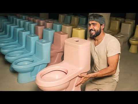 Amazing Manufacturing of Commode/Toilet Seat | Ceramic Commode Production Process