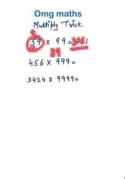 Multiplication Trick 😱 | Fast Multiplication Without Calculator | Maths Trick | OMG Maths