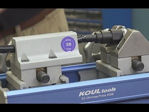 Install Fuel Line Connectors with the EZ-ON Hose Press