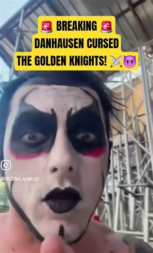 DANHAUSEN Just CURSED The GOLDEN KNIGHTS ⚔️😈 #wwe #danhausen #stanleycupfinals