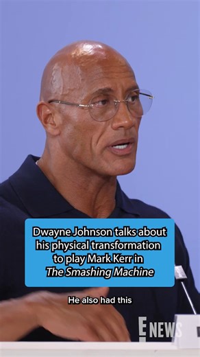 Dwayne Johnson discusses his physical transformation to portray Mark Kerr in "The Smashing Machine." | E! News