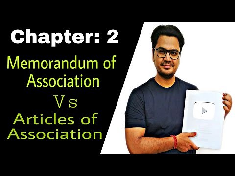#23, Difference between Memorandum of Association (MOA) and Articles of Association (AOA ||