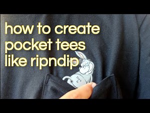 How To Make Pocket T Shirts Like Rip & Dip