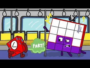 Numberblocks 1 is Farting and NB 16 is watching l Numberblocks fanmade coloring story