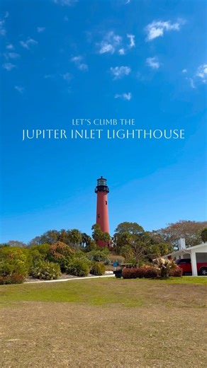 Have you ever climbed to the top of the Jupiter Inlet Lighthouse? The view is well worth the climb!