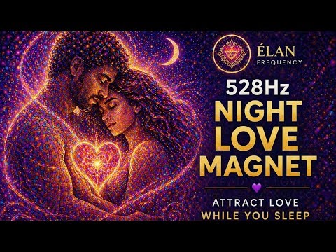 528Hz NIGHT LOVE MAGNET 💜 Deep Soul Connection While You Sleep