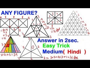 Best & Easy Trick for Counting Figures #Triangles