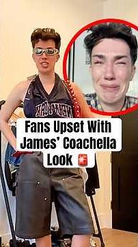 Fans Upset With James’ Coachella Look #shorts #jamescharles #coachella