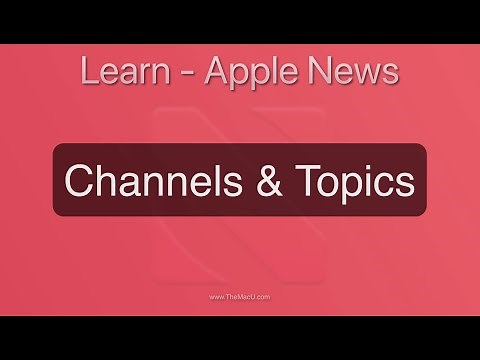 Apple News App Tutorial: Customize your News by following Channels & Topics.