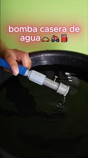 Homemade invention/water pump with PVC pipes 🚙🛵⛽️