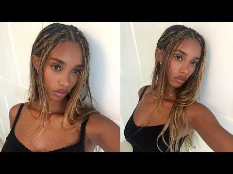 How To Do Boho Knotless Braids With Human Hair Step By Step + How I Make Them Last