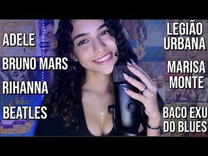 ASMR | SINGING INTERNATIONAL AND NATIONAL SONGS UNTIL YOU FALL ASLEEP 😴