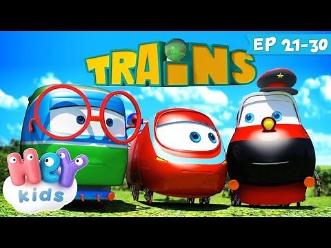 Desene animate pentru copii 🚂 Trenuletele (Ep. 21-30) | HeyKids