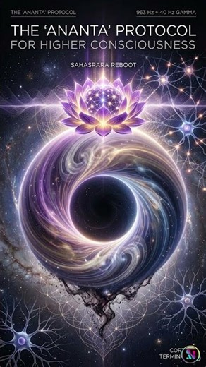 The Crown Chakra "Ananta" Protocol: DISSOLVE THE EGO 🌌 963Hz