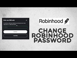 How to Change Robinhood Password Successfully (2022)
