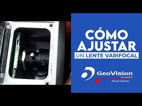 How to adjust the lens of a varifocal camera