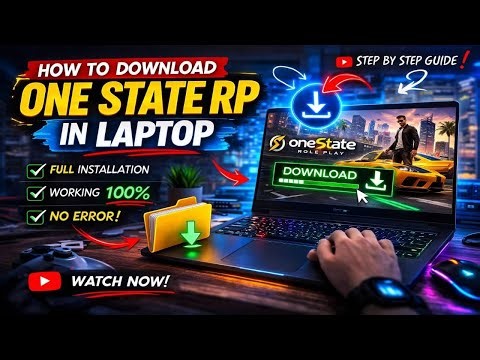 How To Download One State RP on Laptop 💻 (100% Working Method 2026)