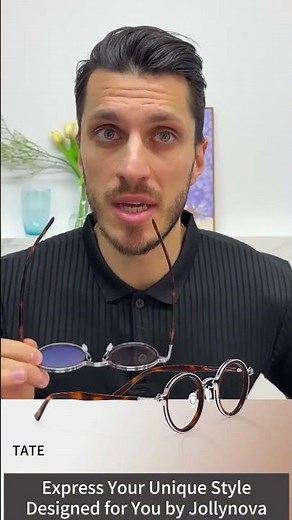 Tate Vintage Round Acetate Glasses: A Timeless Classic