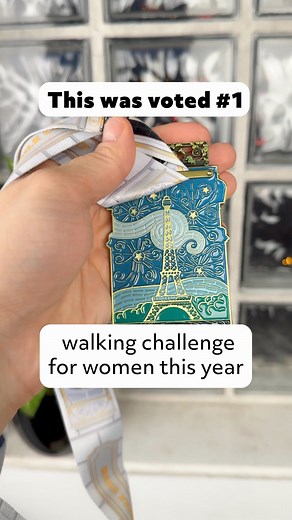 Can you Walk, Run or Cycle the Paris challenge, in France? This Paris Virtual Challenge takes you 33mi (53km) on a route through the heart of Paris, from the iconic Arc de Triomphe to the majestic Eiffel Tower, in France. This route is famous for its romantic charm, picturesque landmarks, bustling streets, and rich cultural heritage. Complete the challenge to earn the stunning Paris medal! This stunning medal features a Parisian-style storefront signage on the front and on the back, you'll find