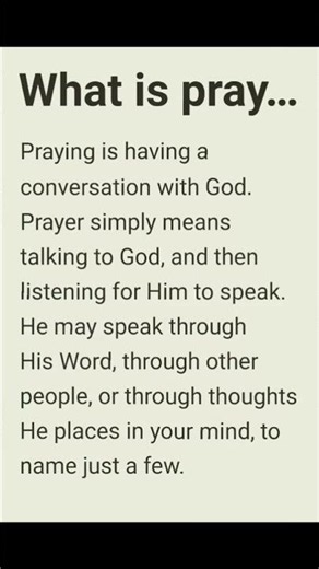 What Is Prayer? Learn How To Listen To God Speak 🙏✨ | Christian Motivation#faithoverfear #bibleverse