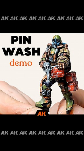 𝗣𝗜𝗡 𝗪𝗔𝗦𝗛 💥 How to use our Pin Washes to add the final magical touches to a figure painted with our #3GEN Acrylics ------- Cómo usar nuestros Pin Washes para dar los útlimos toques a una figura pintada con nuestros Acrylicos 3GEN | AK-Interactive
