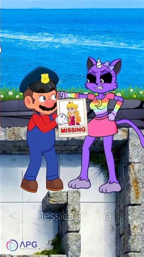 Officer Mario to the Rescue 🚔 Finding Beautiful Peach in the Hidden Maze ✨👸