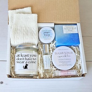 Funny Get Well Gift Set - Spa Gift Box With Candle - Get Well Soon Gift for Friend or Coworker - Humorous Recovery Care Package - Cone - Etsy