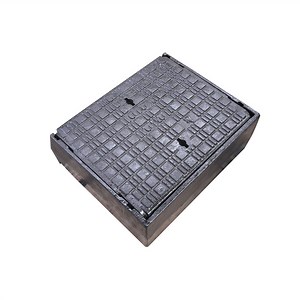 [Hot Item] Custom Anti Theft Ductile Cast Iron Square Double Sealed Manhole Cover and Frame