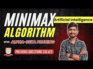Minimax Algorithm with Alpha Beta Pruning | UIU Question Solved | Artificial Intelligence