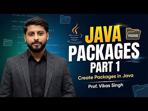 How To Create Packages In Java | Part 1 | Java Tutorial Creating Package In Java | Vikas Singh