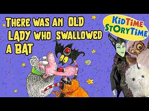 There Was an Old Lady Who Swallowed a Bat - Halloween read aloud for kids