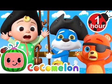 This Is The Way Pirate + More CoComelon Animal Time | Animals for Kids | CoComelon Nursery Rhymes