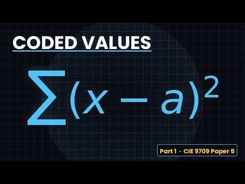 A-Level Stats | Master Coded Values in Under 18 mins | Part 1