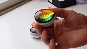 Turn on the HD ! Three colors so far for our Dichroic Shield Weights. The convex glass draws out amazing color shifts. Which one is your favorite? | Gorilla Glass