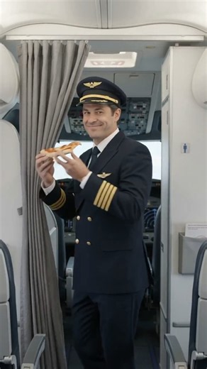 Pilot Steals My Pizza Before Takeoff! 🍕✈️😂