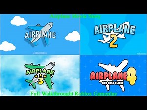 Airplane Movie [STORY] FULL Walkthrought Roblox Gameplay