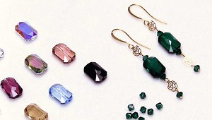 Quick & Easy DIY Jewelry: Bridal Rose Earrings