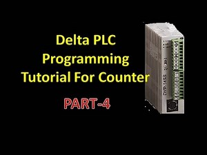 Delta PLC programming tutorial for counter ! Part-4