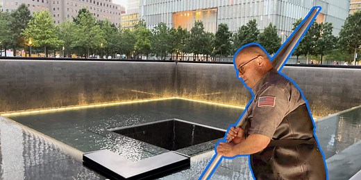 How the 9/11 Memorial reflecting pools are deep cleaned