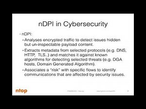 Using nDPI for Monitoring and Security: FOSDEM 2021