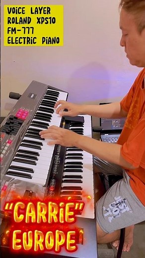 Carrie (Europe) Intro Electric Piano #classicrock #electricpiano