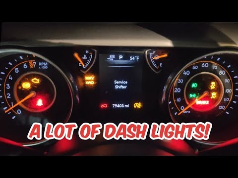 2019 Jeep Wrangler 3.6l - A Lot Of Dash Lights - A Lot Of Codes