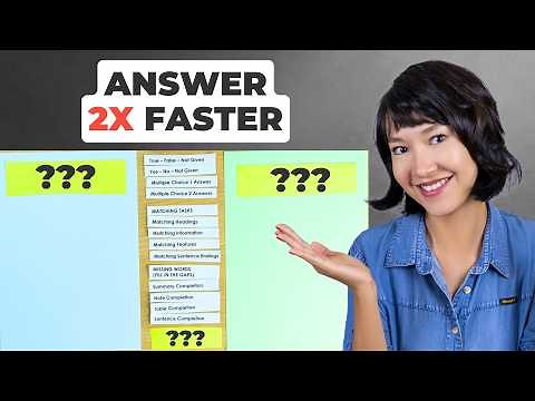 Solve IELTS Reading 2x Faster (Proven Strategy)