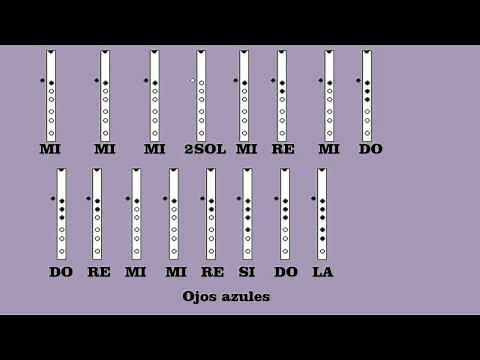 Ojos azules. Flauta quena