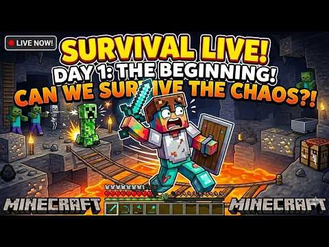 Minecraft | minecraft tod fad series day 1 #minecraftlive #minecraft #minecraft #gaming #games